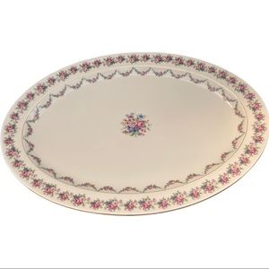 18” X 13” Platter Bohemia Royal Ivory